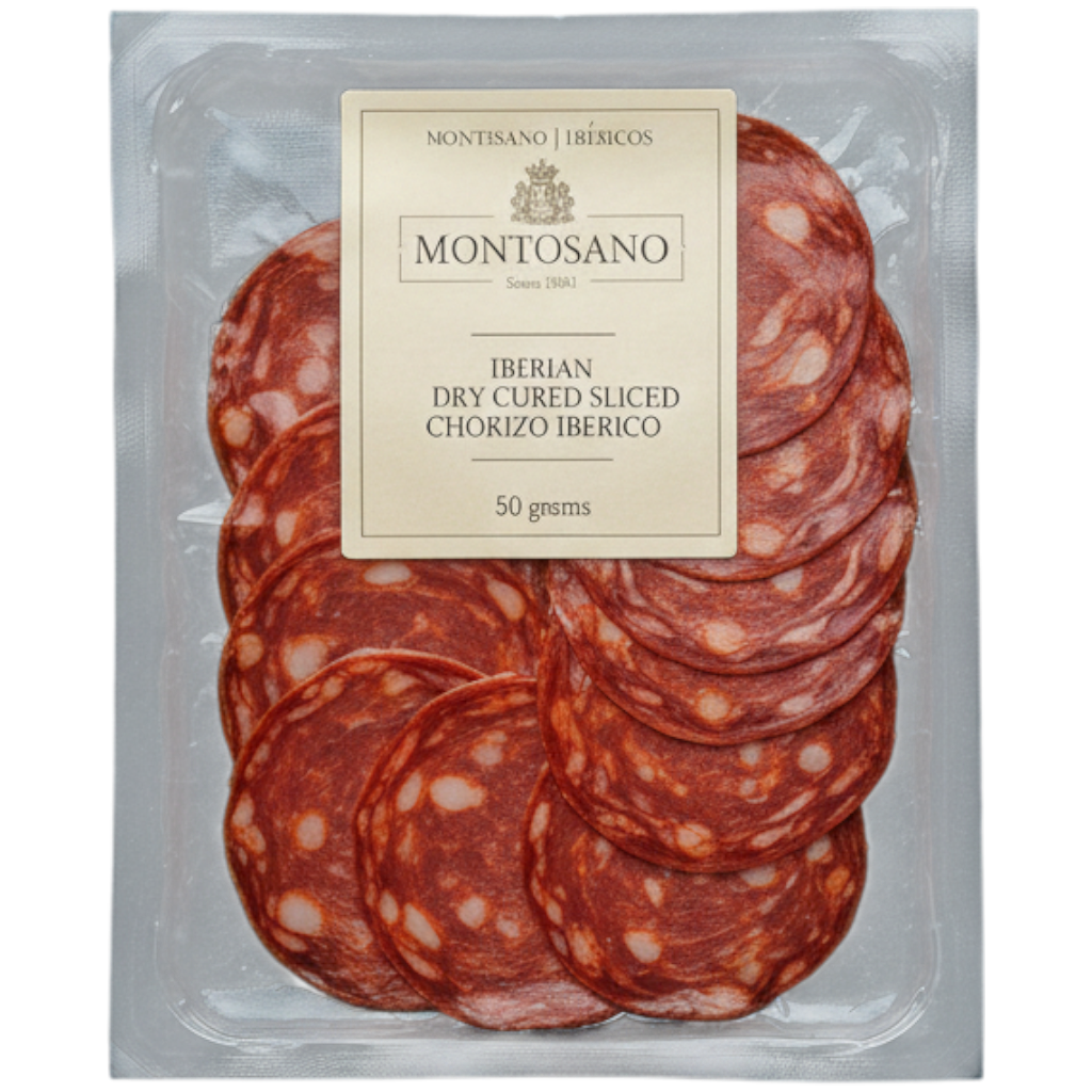 Montesano sliced chorizo iberico 50 grams